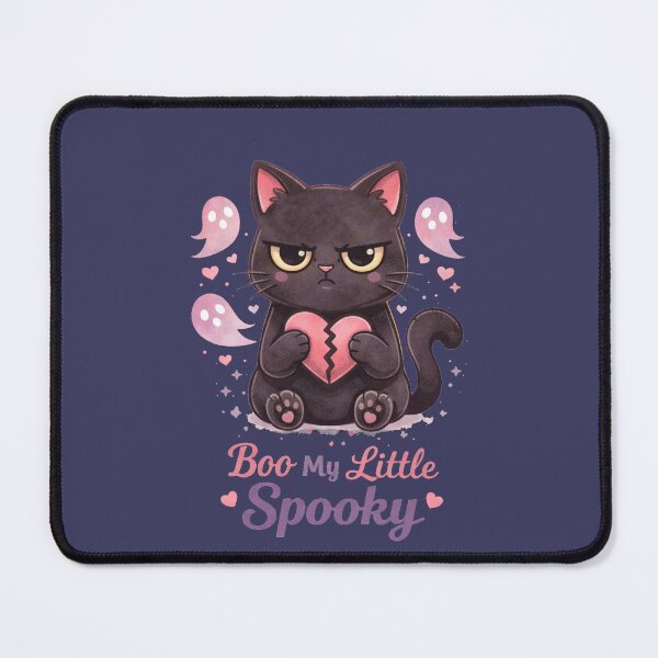 Item preview, Boo My Little Spooky – Cute Black Cat Halloween Valentine designed and sold by PunchDrop.
