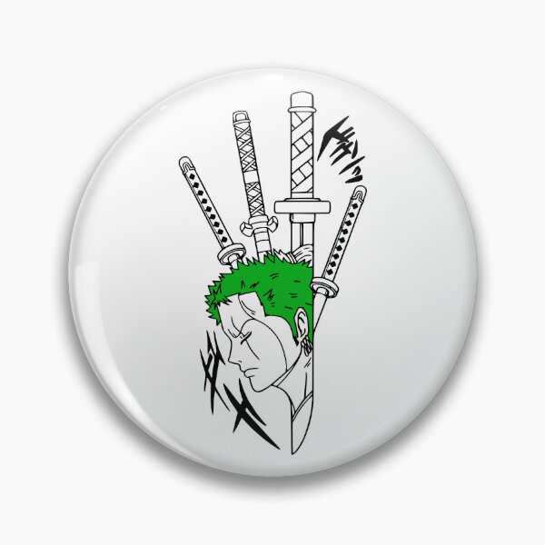 Item preview, Roronoa Zoro Three Sword Style One Piece Manga Art designed and sold by hussain-dz.