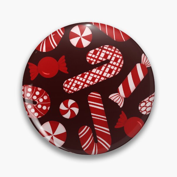 Item preview, Candies & Candy Canes - Monochrome Red Maroon Burgundy designed and sold by thecolorbirdie.