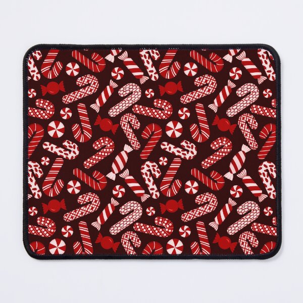 Item preview, Candies & Candy Canes - Monochrome Red Maroon Burgundy designed and sold by thecolorbirdie.