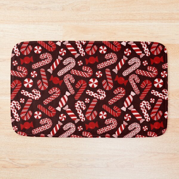Item preview, Candies & Candy Canes - Monochrome Red Maroon Burgundy designed and sold by thecolorbirdie.