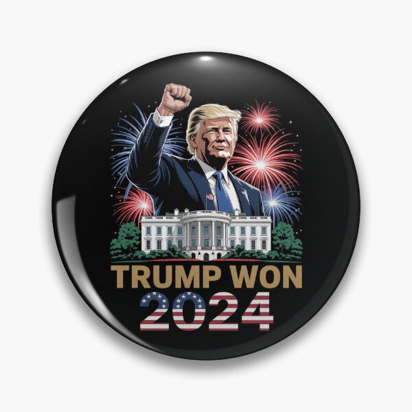 Item preview, Trump Won 2024 President 47th Of White House Donald Trump designed and sold by MarkLeedsArt.