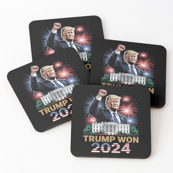 Item preview, Trump Won 2024 President 47th Of White House Donald Trump designed and sold by MarkLeedsArt.