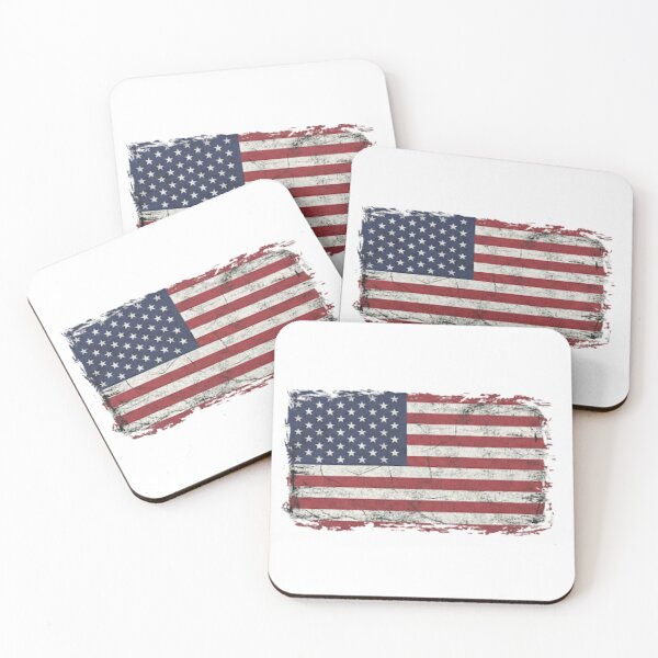Item preview, Vintage Distressed American Flag Graphic Art designed and sold by SikanX.