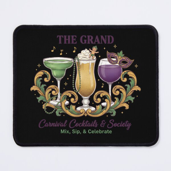 Item preview, Mardi Gras Carnival Cocktails – New Orleans Party Drink designed and sold by justyna-s28.