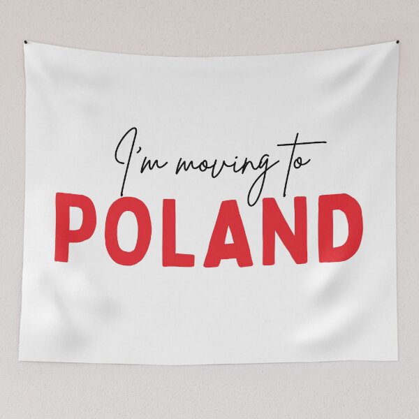 Item preview,  I`m Moving To Poland designed and sold by Anniko Art Studio.