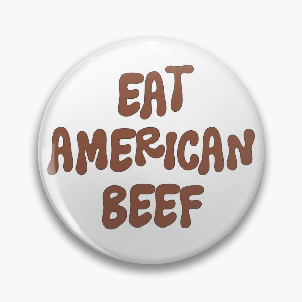 Item preview, EAT AMERICAN BEEF-BROWN designed and sold by kenzandkind.