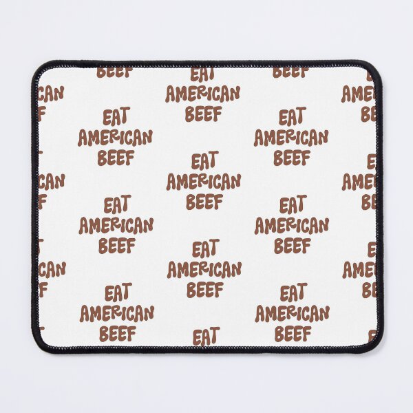 Item preview, EAT AMERICAN BEEF-BROWN designed and sold by kenzandkind.
