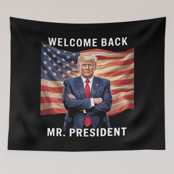 Item preview, Welcome Back Mr President Donald Trump Inauguration Day 2025 designed and sold by MarkLeedsArt.