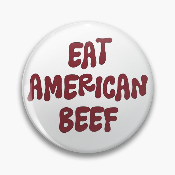 Item preview, EAT AMERICAN BEEF-MAROON designed and sold by kenzandkind.