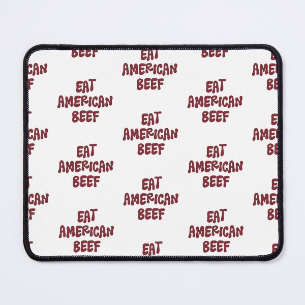 Item preview, EAT AMERICAN BEEF-MAROON designed and sold by kenzandkind.