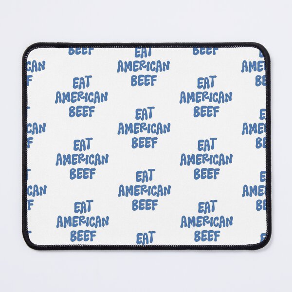 Item preview, EAT AMERICAN BEEF-BLUE designed and sold by kenzandkind.