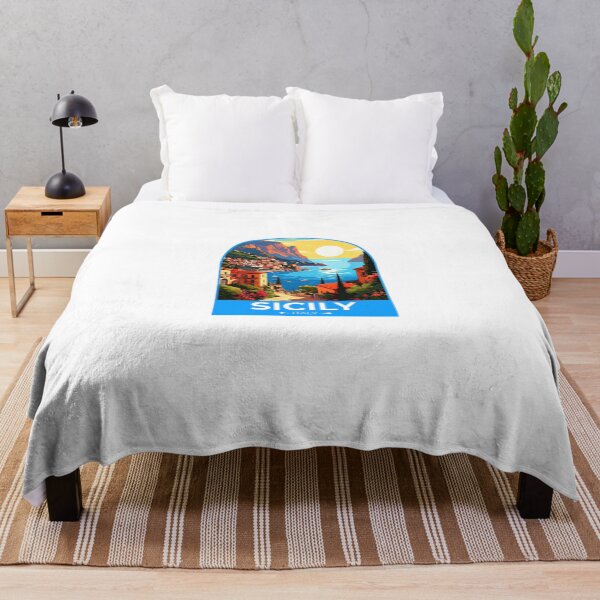 Item preview, Sicily Italy Sticker designed and sold by TulipaGraphics.