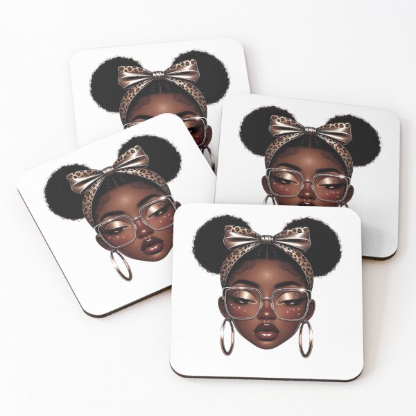 Item preview, Standing Firm Black History Month 2026 Afro Girl designed and sold by GrumpySableye.