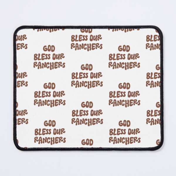 Item preview, God Bless Our Ranchers-Brown designed and sold by kenzandkind.