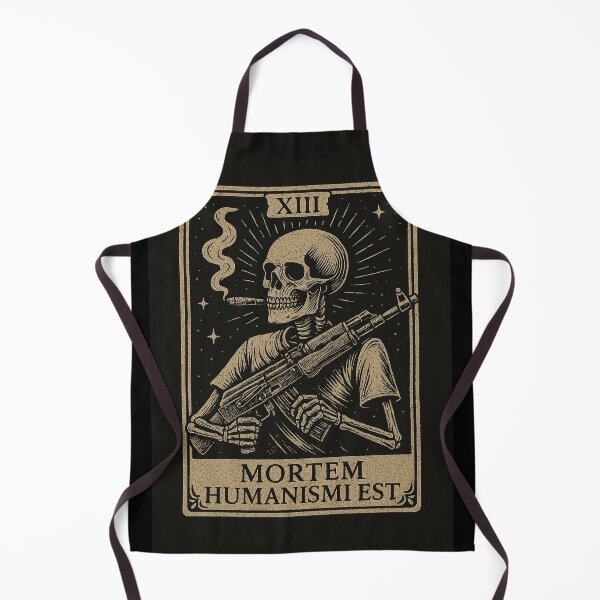 Item preview, Mortem Humanismi Est – Vintage Skeleton Tarot Card | Dark Gothic Occult Illustration designed and sold by Youpiworld.