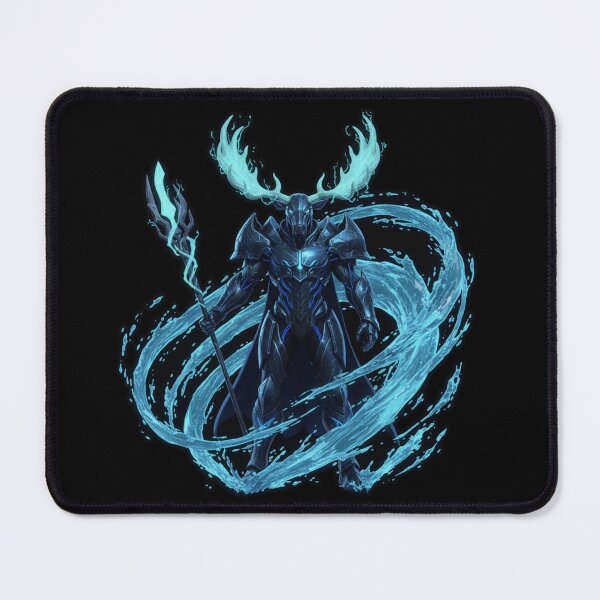 Item preview, Mystic Ice Stag Guardian – Elemental Water Warrior Art designed and sold by FORYOUOFFICIAL.