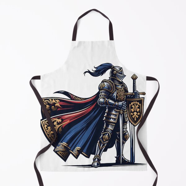 Item preview, Medieval Knight Guardian Shield Sword Heraldic Art designed and sold by DrawDrip.