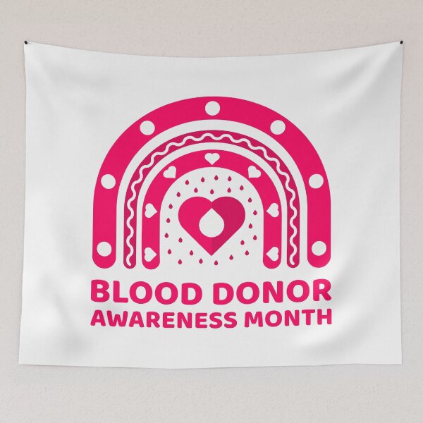 Item preview, Blood donor awareness month rainbow designed and sold by TashaVector.