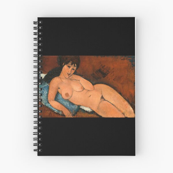 Item preview, Lying Nude by Amedeo Modigliani: Modern École de Paris Fine Art Printv designed and sold by artofuniverse.