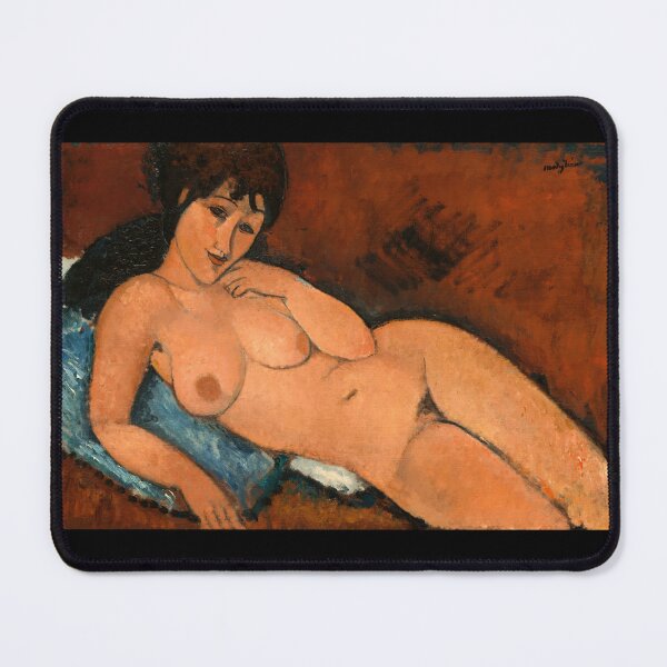 Item preview, Lying Nude by Amedeo Modigliani: Modern École de Paris Fine Art Printv designed and sold by artofuniverse.