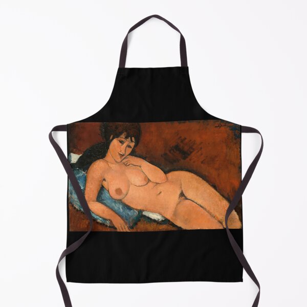 Item preview, Lying Nude by Amedeo Modigliani: Modern École de Paris Fine Art Printv designed and sold by artofuniverse.