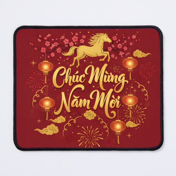 Item preview, Tết 2026 Vietnamese New Year Design – Chúc Mừng Năm Mới – Year of the Horse designed and sold by PrintDelightsDJ.