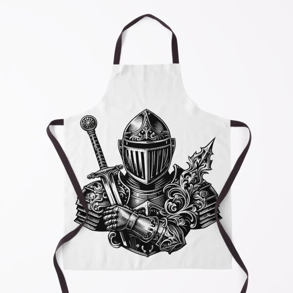 Item preview, Medieval Knight Armor Sword Mace Warrior Art designed and sold by DrawDrip.