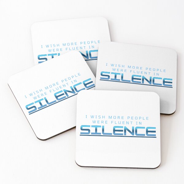 Item preview, I Wish You Were Fluent in Silence – Minimalist Deadpan Quote Design designed and sold by deadpanstudio.