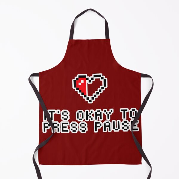 Item preview, Retro videogame inspirational quote, it's okay to press pause designed and sold by Ghibli.exe.