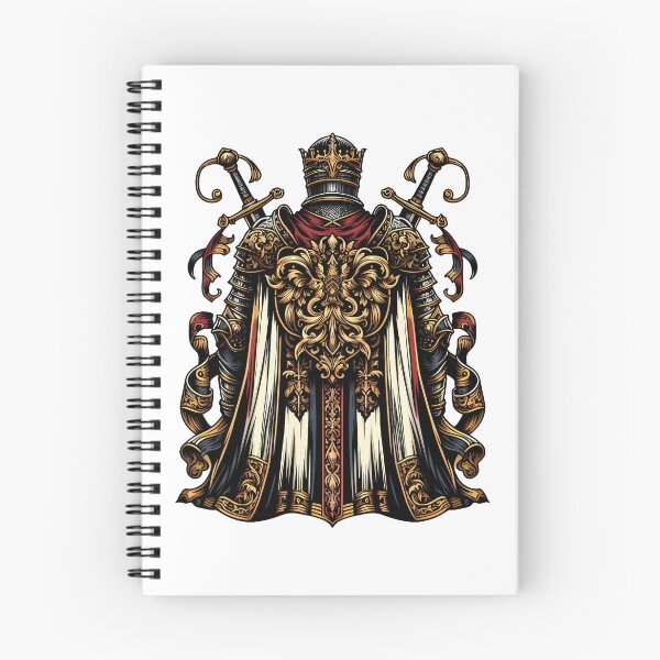 Item preview, Medieval King Warrior Crown Ornate Armor Royal Art designed and sold by DrawDrip.