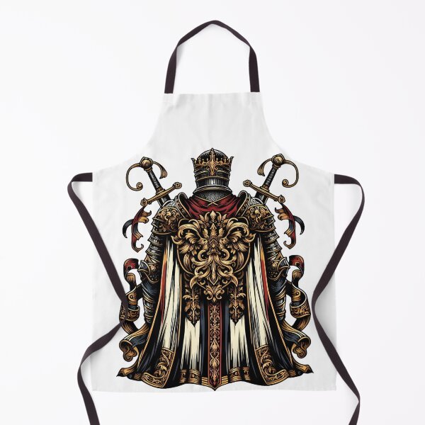 Item preview, Medieval King Warrior Crown Ornate Armor Royal Art designed and sold by DrawDrip.