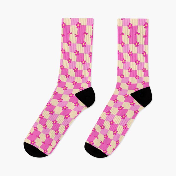 Item preview, Pink Pastel Squares with Pink Flowers designed and sold by joleyjl.