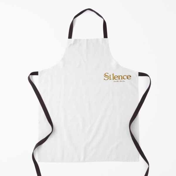 Item preview, Silence Built This – Minimal Motivational Typography Design designed and sold by NegarTv Designs.