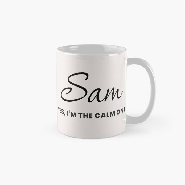 Item preview, Named Into It – ✨SAM✨ Calm by Default designed and sold by WheelieGdArt.