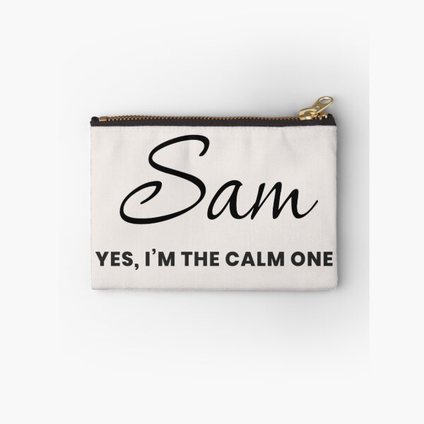 Item preview, Named Into It – ✨SAM✨ Calm by Default designed and sold by WheelieGdArt.