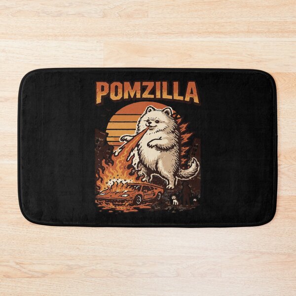 Item preview, Pomzilla Pomeranian Dog Vintage Monster Pom Dog Lover  designed and sold by tinglatoravi.