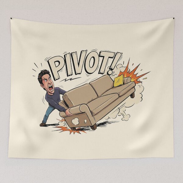 Item preview, Pivot! Couch Scene Friends designed and sold by Screen Lore.