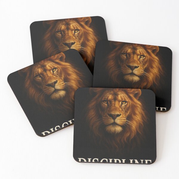 Item preview, Trading Wall Art – Dark Motivation Series Poster No.1 LION - DISCIPLINE designed and sold by Shaileshraj.