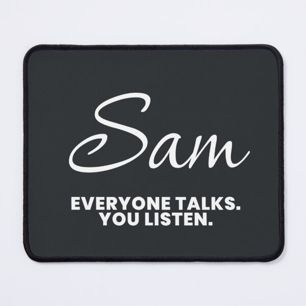 Item preview, Named Into It – ✨SAM✨ The Listener designed and sold by WheelieGdArt.