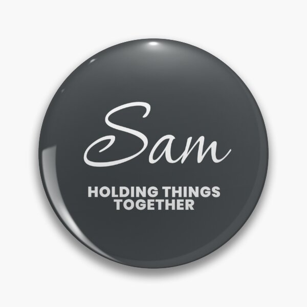 Item preview, Named Into It – ✨SAM✨ Holding It Together designed and sold by WheelieGdArt.