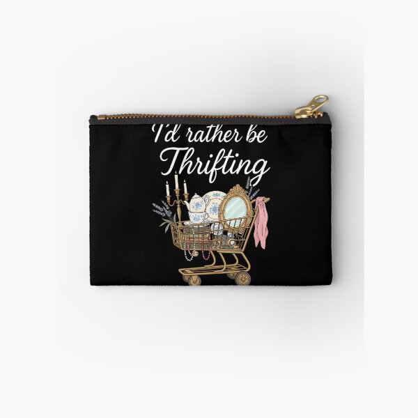 Item preview, I'D Rather Be Thrifting Vintage Shopping Quote Thrift Lover designed and sold by tinglatoravi.