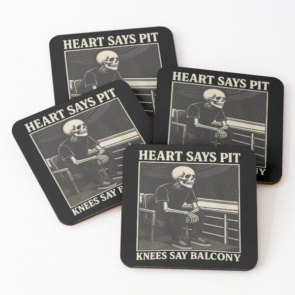 Item preview, Heart Says Pit Knees Say Balcony designed and sold by tinglatoravi.