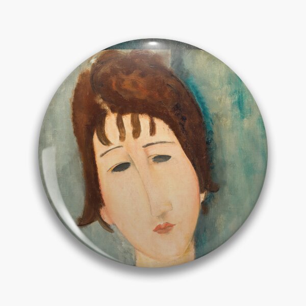 Item preview, A Woman by Amedeo Modigliani: Modernist Portrait Fine Art Print designed and sold by artofuniverse.