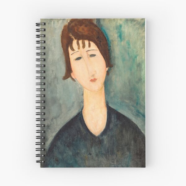 Item preview, A Woman by Amedeo Modigliani: Modernist Portrait Fine Art Print designed and sold by artofuniverse.