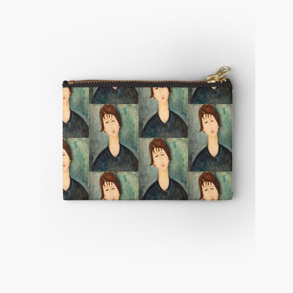 Item preview, A Woman by Amedeo Modigliani: Modernist Portrait Fine Art Print designed and sold by artofuniverse.