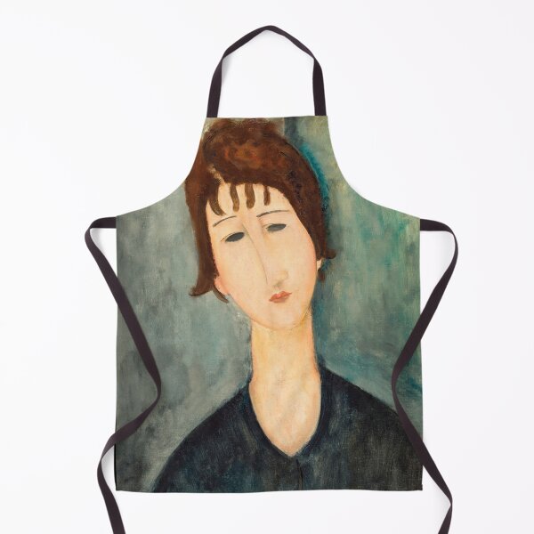 Item preview, A Woman by Amedeo Modigliani: Modernist Portrait Fine Art Print designed and sold by artofuniverse.