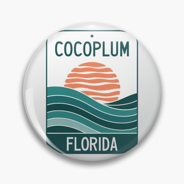 Item preview, Cocoplum Florida - Beach Sign designed and sold by TheOldMittenIllustrated.