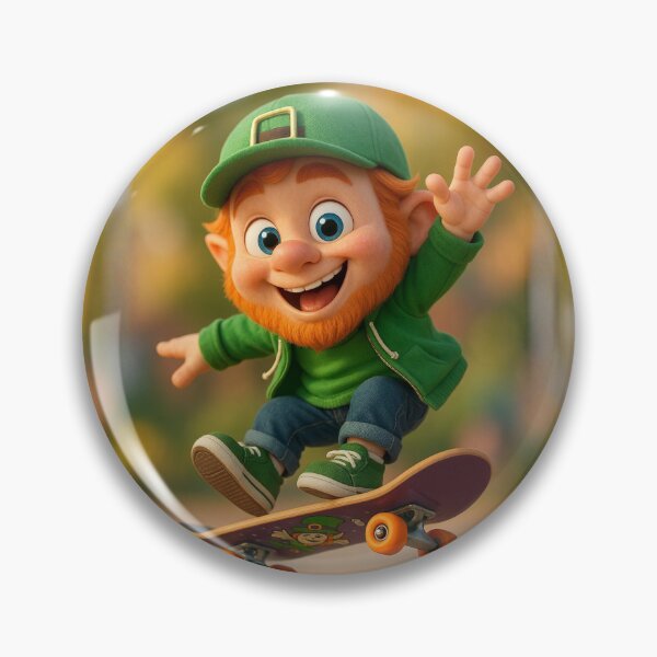Item preview, Skater Leprechaun Boy designed and sold by Sillytoe.