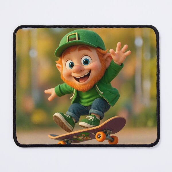Item preview, Skater Leprechaun Boy designed and sold by Sillytoe.